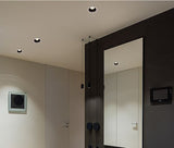 Recessed GU10/MR16 LED Downlight Mounted Frame Round Anti-Glare Lamp Holder Cut Hole 55/75mm Ceiling Spot Lights Fitting Fixture