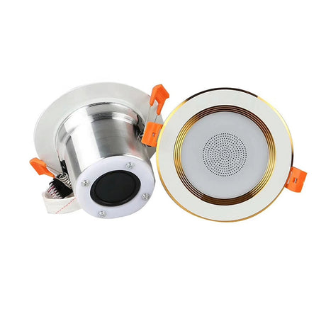 Remote Control Led Ceiling Round Downlight Bluetooth 4.0 Music App Smart Light Fixtures For Home Bases Kitchen Indoor Lighting