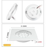 Ultra-thin spotlight LED small spotlight 12V mini downlight, used in the kitchen indoor ceiling living room cabinet built-in