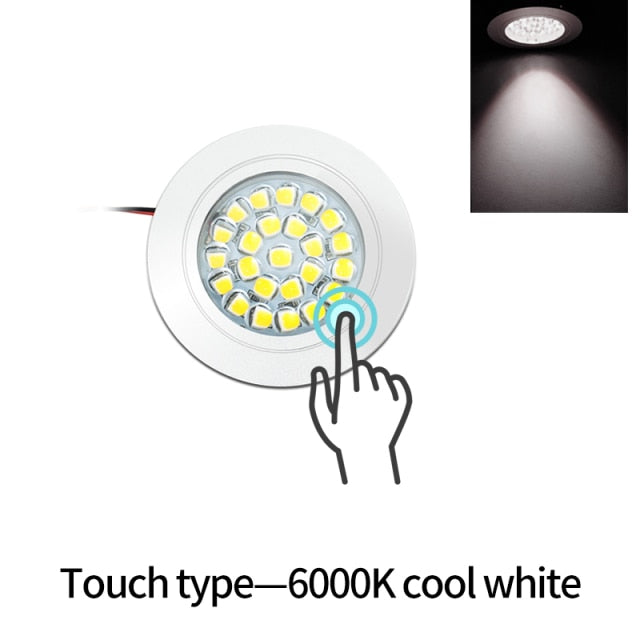 Ultra-thin spotlight LED small spotlight 12V mini downlight, used in the kitchen indoor ceiling living room cabinet built-in