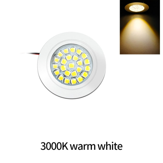 Ultra-thin spotlight LED small spotlight 12V mini downlight, used in the kitchen indoor ceiling living room cabinet built-in