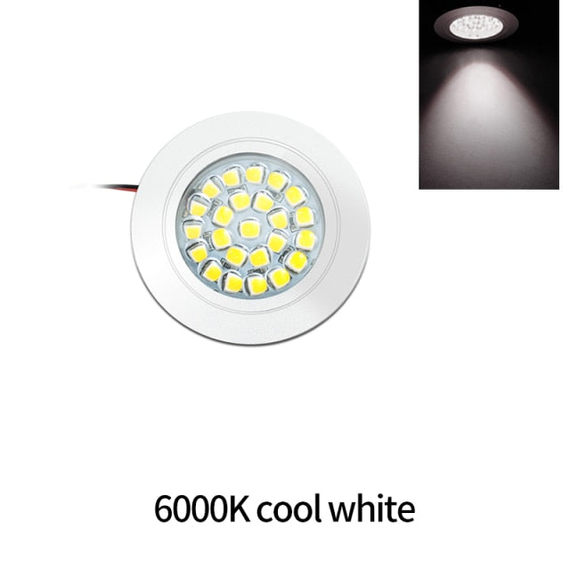 Ultra-thin spotlight LED small spotlight 12V mini downlight, used in the kitchen indoor ceiling living room cabinet built-in