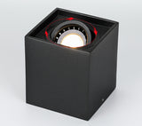 Square Surface Mounted LED Downlight with Replaceable GU10 LED Bulb 7W 10W LED Ceiling Spot Light AC85V-265V Indoor