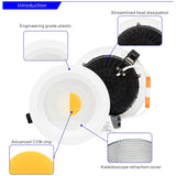 LED Downlight 7W 10W 15W 30W COB Lamp 220V 4pcs/lot Spotlight Recessed Round Panel Light Indoor Lighting Down Light with Driver