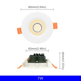 LED Downlight 7W 10W 15W 30W COB Lamp 220V 4pcs/lot Spotlight Recessed Round Panel Light Indoor Lighting Down Light with Driver