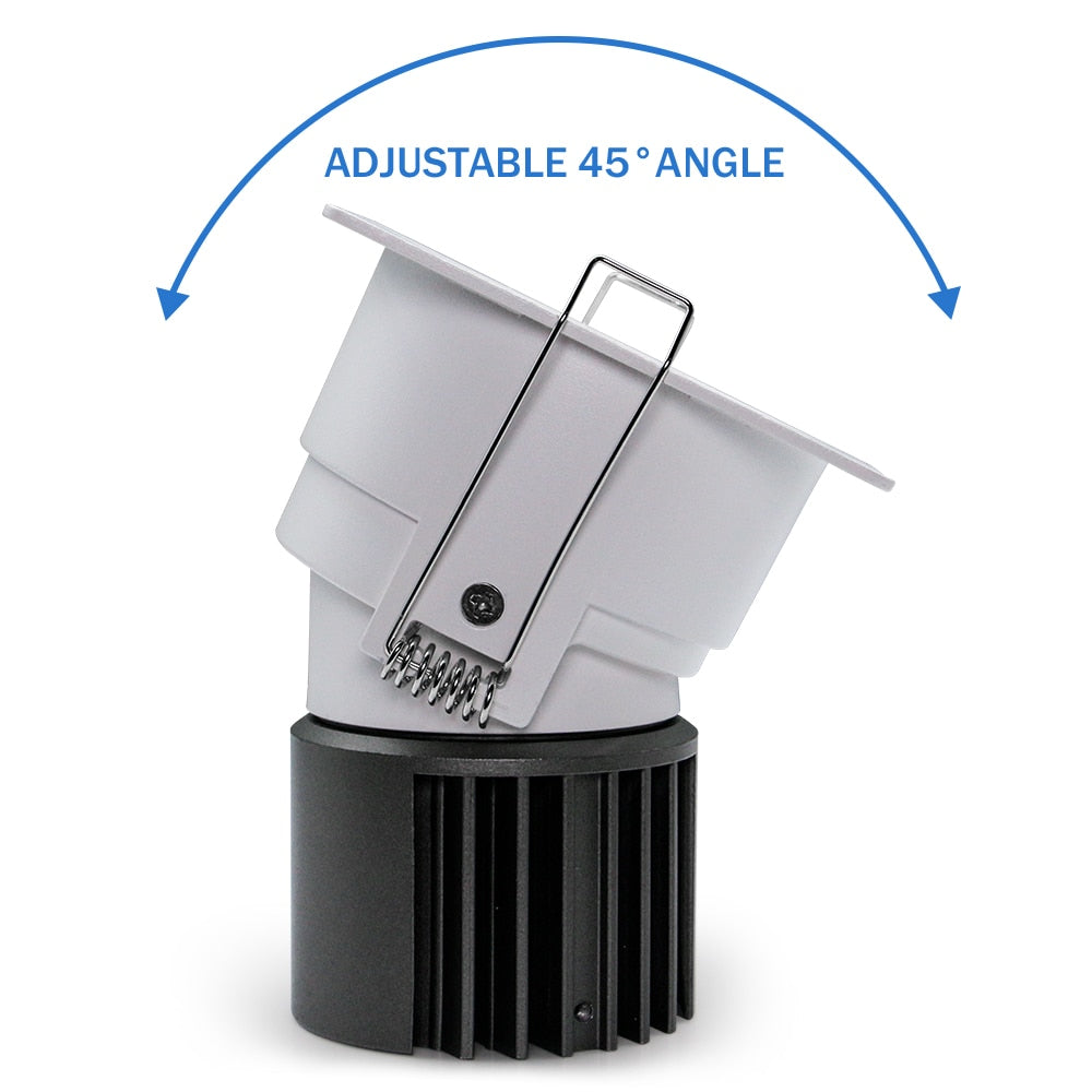 Dimmable Led Downlights 220v 110V Spot Led 7w 12w 15w Recessed Ceiling Spot Lamp Down Light For Living Room Kitchen Lighting