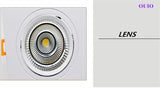Recessed Dimmable LED Downlight 30W/24W/20W COB Ceiling Lamps Spot Lights Epistar Chip AC85-265V Indoor Lighting