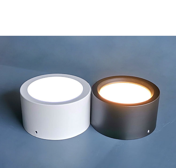 LED Downlight Lamp Surface Mounted Spotlight Led Circular Ceiling Lamp Living Room Bedroom Porch Aisle Lamp Mall