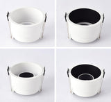 LED Downlights Fitting GU10 MR16 MR11 Base 55mm 75mm Cut Hole Ceiling Recessed Lamp Replaceable Bulb Aluminum Frame Spot Light