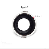 LED Downlights Fitting GU10 MR16 MR11 Base 55mm 75mm Cut Hole Ceiling Recessed Lamp Replaceable Bulb Aluminum Frame Spot Light