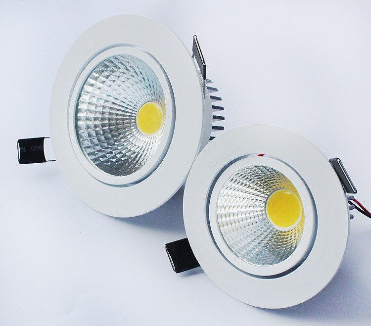 LED Downlight Super Bright Recessed LED SPOT COB 3W 5W 7W 9W LED Spot light LED decoration Ceiling Lamp AC/DC 12V