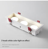 BRGT LED Downlight Recessed Anti Glare Spot Lights Aluminum White 6W 12W Ceiling Lamp 110V 220V For Kitchen Home Indoor Lighting