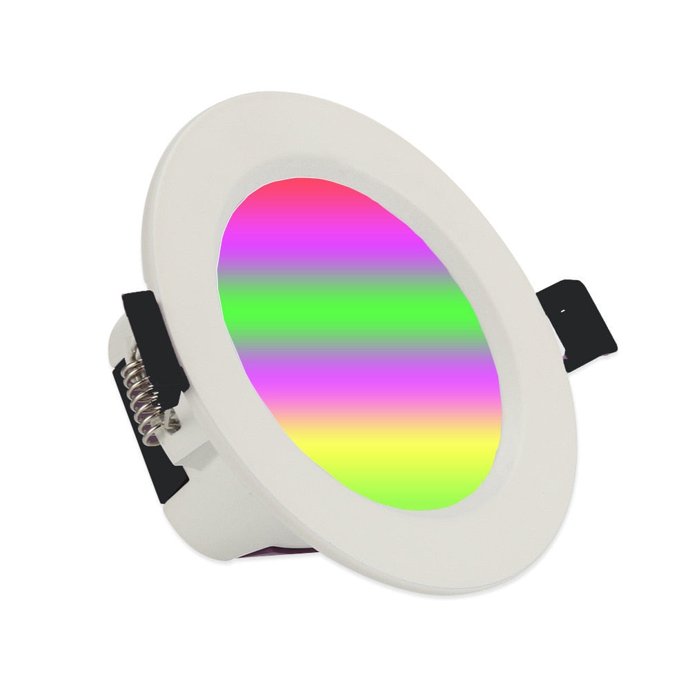 Wifi Smart Downlight Dimming Color Remote Control Timing Wake-up Group Control panel LED