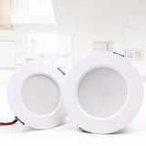 LED Downlight 220V-240V CeIling Round Lamp 10PCS Warm White Home Corridor Hall Wall Recess Lamp Indoor LED Ceiling Spot Light