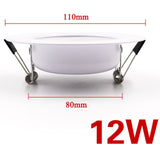 LED Downlight 220V-240V CeIling Round Lamp 10PCS Warm White Home Corridor Hall Wall Recess Lamp Indoor LED Ceiling Spot Light