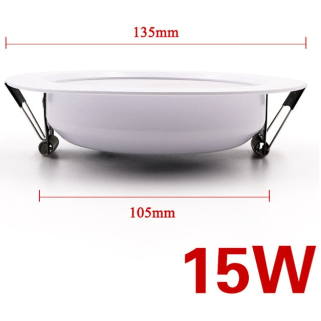 LED Downlight 220V-240V CeIling Round Lamp 10PCS Warm White Home Corridor Hall Wall Recess Lamp Indoor LED Ceiling Spot Light