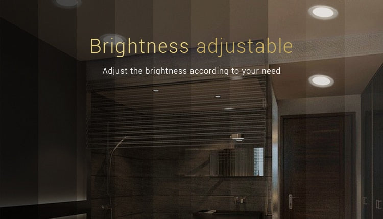 Miboxer AC110-220V 50/60Hz FUT061 9W RGB+CCT LED Downlight 2.4G HZ Remote/Smart APP/Voice Control Colourful Kitchen Lights