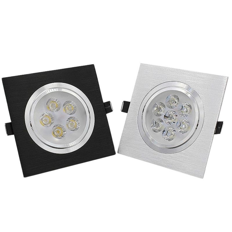 LED Dimmable Square Led Downlight 9W 15W 21W Recessed Led Ceiling Down Light Lamp Indoor lighting AC85-265V home renovation