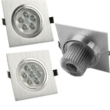 LED Dimmable Square Led Downlight 9W 15W 21W Recessed Led Ceiling Down Light Lamp Indoor lighting AC85-265V home renovation