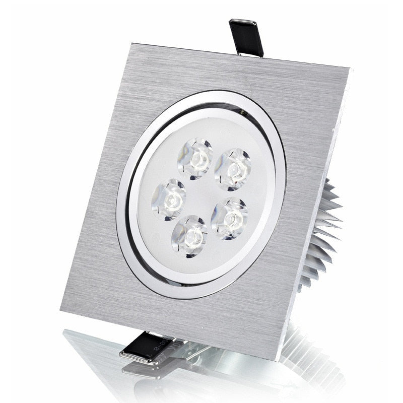 LED Dimmable Square Led Downlight 9W 15W 21W Recessed Led Ceiling Down Light Lamp Indoor lighting AC85-265V home renovation