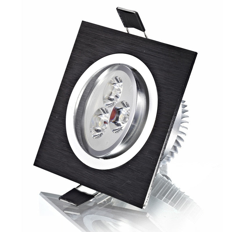 LED Dimmable Square Led Downlight 9W 15W 21W Recessed Led Ceiling Down Light Lamp Indoor lighting AC85-265V home renovation