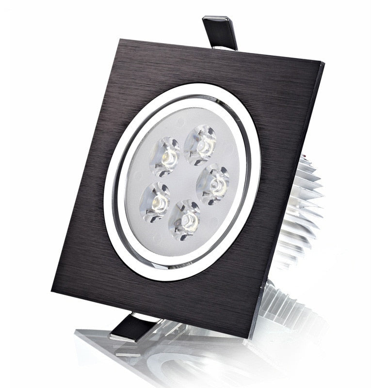 LED Dimmable Square Led Downlight 9W 15W 21W Recessed Led Ceiling Down Light Lamp Indoor lighting AC85-265V home renovation