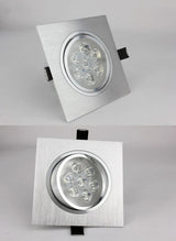 LED Dimmable Square Led Downlight 9W 15W 21W Recessed Led Ceiling Down Light Lamp Indoor lighting AC85-265V home renovation