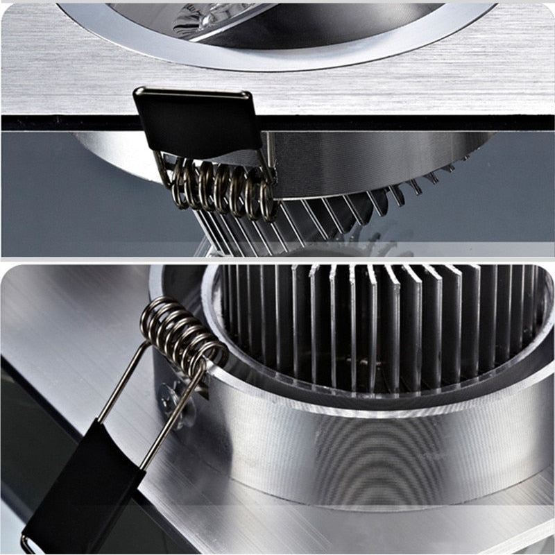 LED Dimmable Square Led Downlight 9W 15W 21W Recessed Led Ceiling Down Light Lamp Indoor lighting AC85-265V home renovation