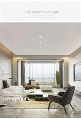 BRGT LED Downlight Recessed Anti Glare Spot Lights Aluminum White 6W 12W Ceiling Lamp 110V 220V For Kitchen Home Indoor Lighting