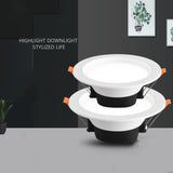 LED Downlight 3W 5W 7W 9W 12W Recessed Round LED Ceiling Lamp AC 220V Spot light Indoor Lighting Warm White Cold White