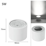 Led Downlight Lamp Round Spot Lamp Verstelbare Hoek Plafond Plafond Plafond Shop Commercial Aisle Corridor Angle Round Downlight