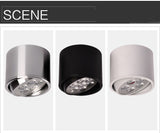 Led Downlight Lamp Round Spot Lamp Verstelbare Hoek Plafond Plafond Plafond Shop Commercial Aisle Corridor Angle Round Downlight