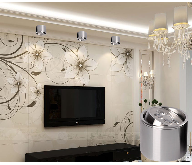 Led Downlight Lamp Round Spot Lamp Verstelbare Hoek Plafond Plafond Plafond Shop Commercial Aisle Corridor Angle Round Downlight