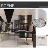 Led Downlight Lamp Round Spot Lamp Verstelbare Hoek Plafond Plafond Plafond Shop Commercial Aisle Corridor Angle Round Downlight