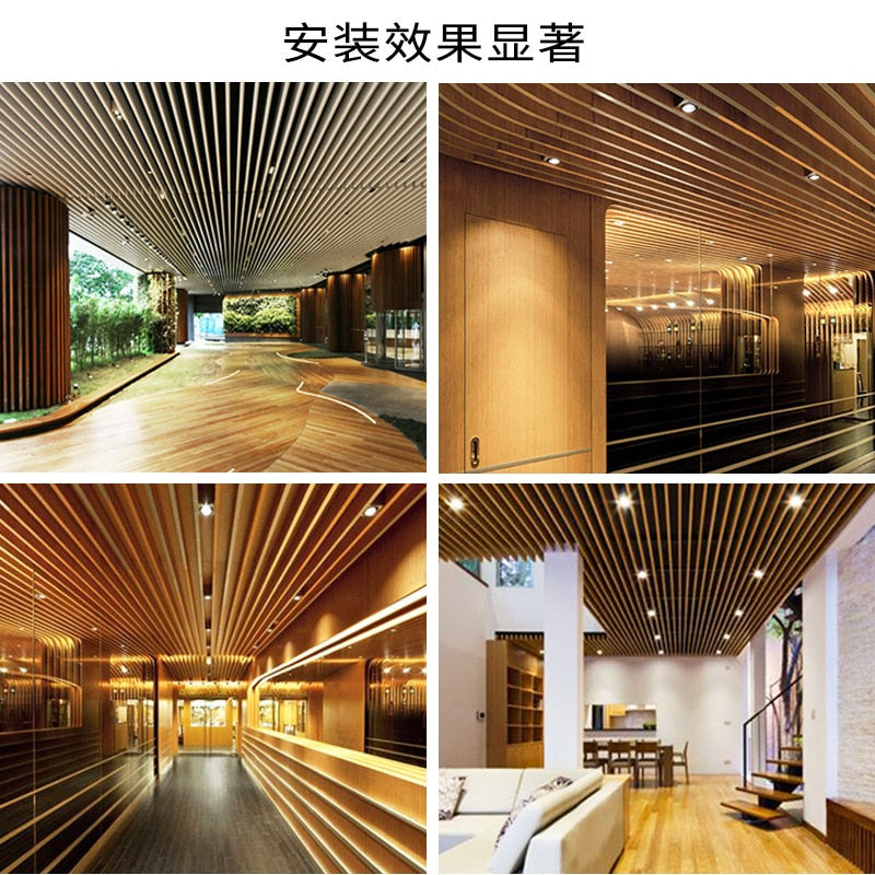 Aluminum Square Tonggeshan Ceiling Special LED Light Square Spotlight Surface Mounted Cob Shop Bold Downlight