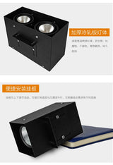 Aluminum Square Tonggeshan Ceiling Special LED Light Square Spotlight Surface Mounted Cob Shop Bold Downlight