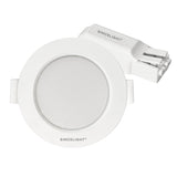 Pack of 2,3W 2700-6000K Cutout 65mm LED Slim Round Downlight Anti-Glare COB Spotlight Hight lumen Panel Recessed Ceiling Lamp