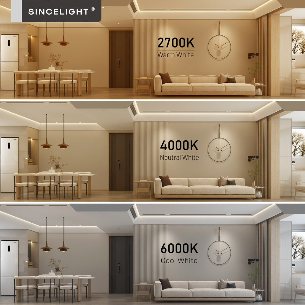 Pack of 2,3W 2700-6000K Cutout 65mm LED Slim Round Downlight Anti-Glare COB Spotlight Hight lumen Panel Recessed Ceiling Lamp