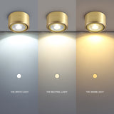 COB Downlight All-copper Spotlights Household Living Room Light Luxury Corridor Porch Aisle Small Ceiling Led Ceiling Lamp