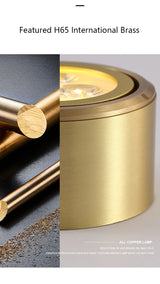 COB Downlight All-copper Spotlights Household Living Room Light Luxury Corridor Porch Aisle Small Ceiling Led Ceiling Lamp