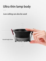 BRGT LED Downlight Ultra Thin Anti Glare 5W 7W Recessed Ceiling Lamp Aluminum Spot Lights For Kitchen Living Room Indoor Lighting