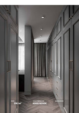 BRGT LED Downlight Ultra Thin Anti Glare 5W 7W Recessed Ceiling Lamp Aluminum Spot Lights For Kitchen Living Room Indoor Lighting