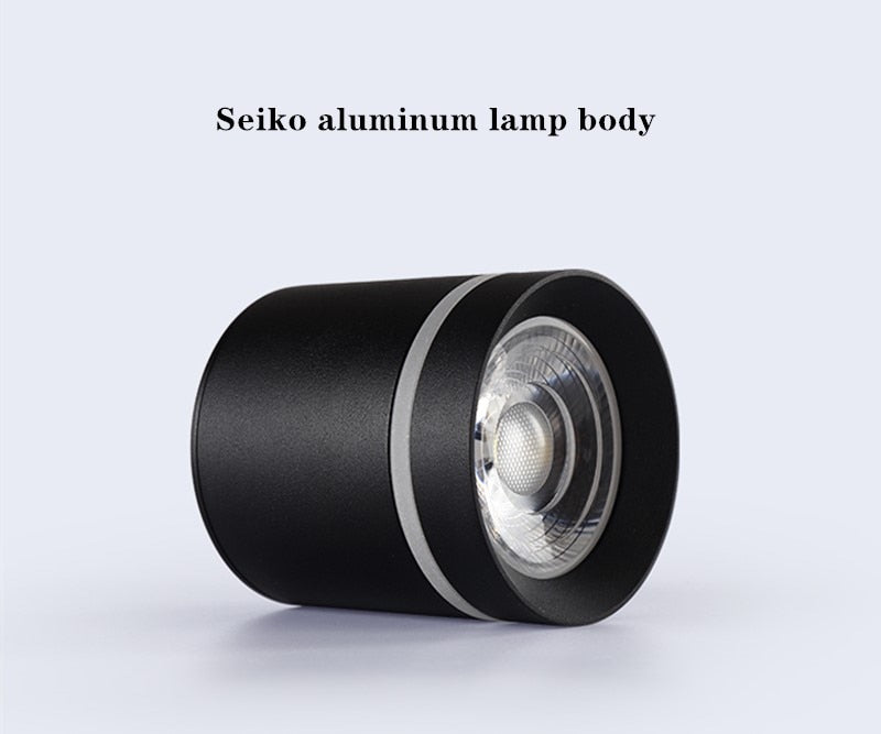 Dimmable Cylinder LED Downlights 7W/10W/12W/15W COB LED Ceiling Spot Lights AC85~265V LED Background Lamps Indoor Lighting