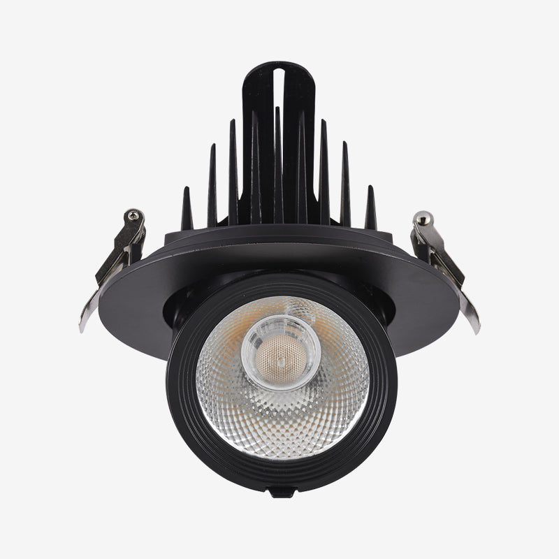 Dimmable LED Downlights, Indoor Lighting, 7W 9W 12W 15W 18W 22W 25W 30W  , AC85-265V, Adjustable, 360 °, COB Spotlight