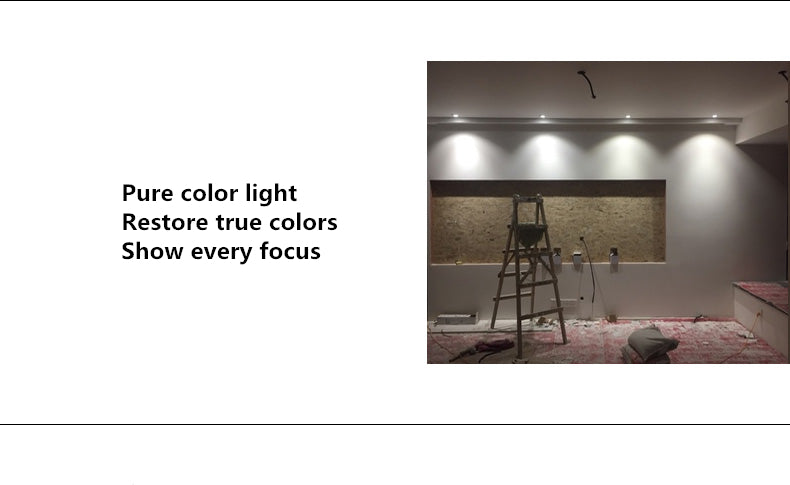 Dimmable LED Downlights, Indoor Lighting, 7W 9W 12W 15W 18W 22W 25W 30W  , AC85-265V, Adjustable, 360 °, COB Spotlight