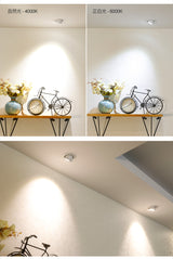 Dimmable LED Downlights, Indoor Lighting, 7W 9W 12W 15W 18W 22W 25W 30W  , AC85-265V, Adjustable, 360 °, COB Spotlight