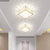 Gold Square crystal LED Downlight 5W Ceiling Lamp indoor Spot Down Light home living room kitchen bedroom hotel atelier Aisle