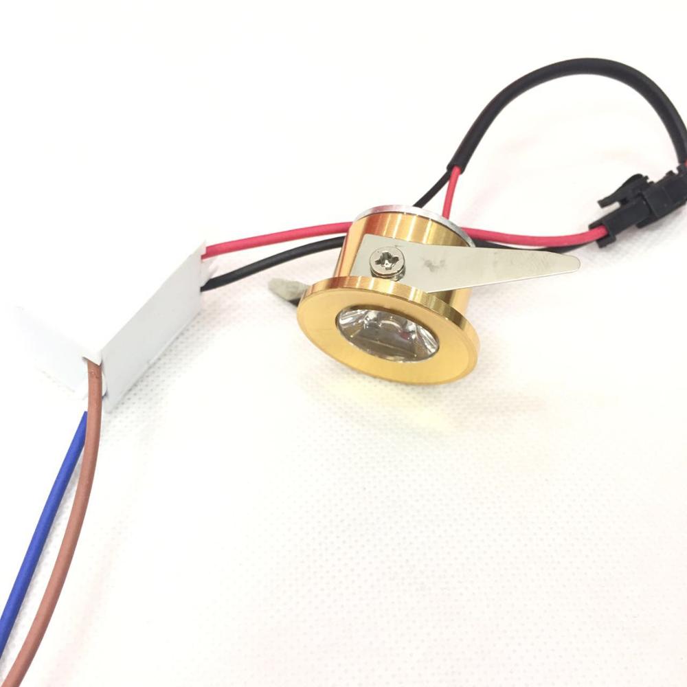 Downlight For Kitchen Hot Selling 1 Pieces Cabinet Light Cup Size 28mm 15 Degree Beam Angle Gold Led Downlight 3w Led Spot Lumi