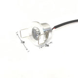 For Kitchen Hot Selling 10pcs Cabinet Light Cup Size 28mm 15 Degree Beam Angle Gold Led Downlight 3w Led Spot