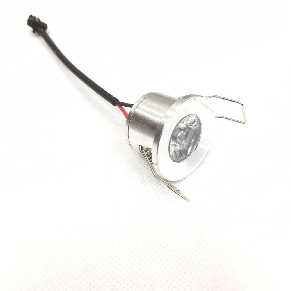 For Kitchen Hot Selling 10pcs Cabinet Light Cup Size 28mm 15 Degree Beam Angle Gold Led Downlight 3w Led Spot